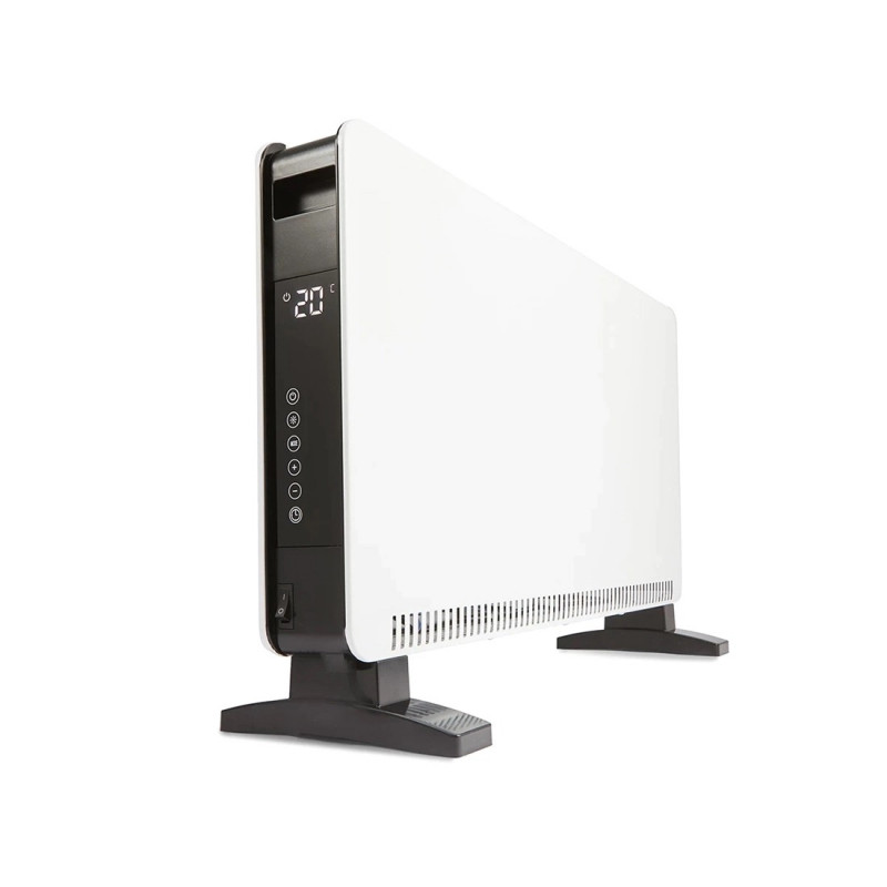 Конвектор NostroLux NL51974A, 2000W, 3 степени, Wi-Fi, LED, Автоматичен режим, Защита от преобръщане, Бял