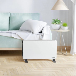 Конвектор NostroLux NL51974A, 2000W, 3 степени, Wi-Fi, LED, Автоматичен режим, Защита от преобръщане, Бял