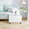Конвектор NostroLux NL51974A, 2000W, 3 степени, Wi-Fi, LED, Автоматичен режим, Защита от преобръщане, Бял