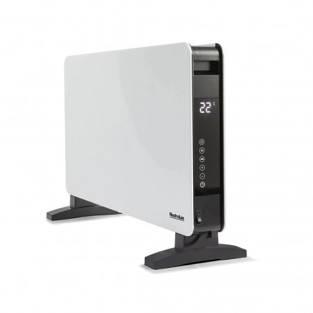 Конвектор NostroLux NL51974A, 2000W, 3 степени, Wi-Fi, LED, Автоматичен режим, Защита от преобръщане, Бял