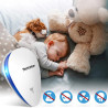 Уред за защита от вредители NostroLux NL51771A, 5W, До 75 м2, Ултразвук, Безопасен за деца, Бял