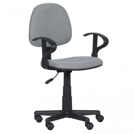 Детски стол Carmen 6012 T 3520028-4, До 70 кг, Газов механизъм, Полипропиленови колелца, Дамаска, Сив