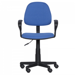Детски стол Carmen 6012 T 3520028-1, До 70 кг, Газов механизъм, Полипропиленови колелца, Дамаска, Син