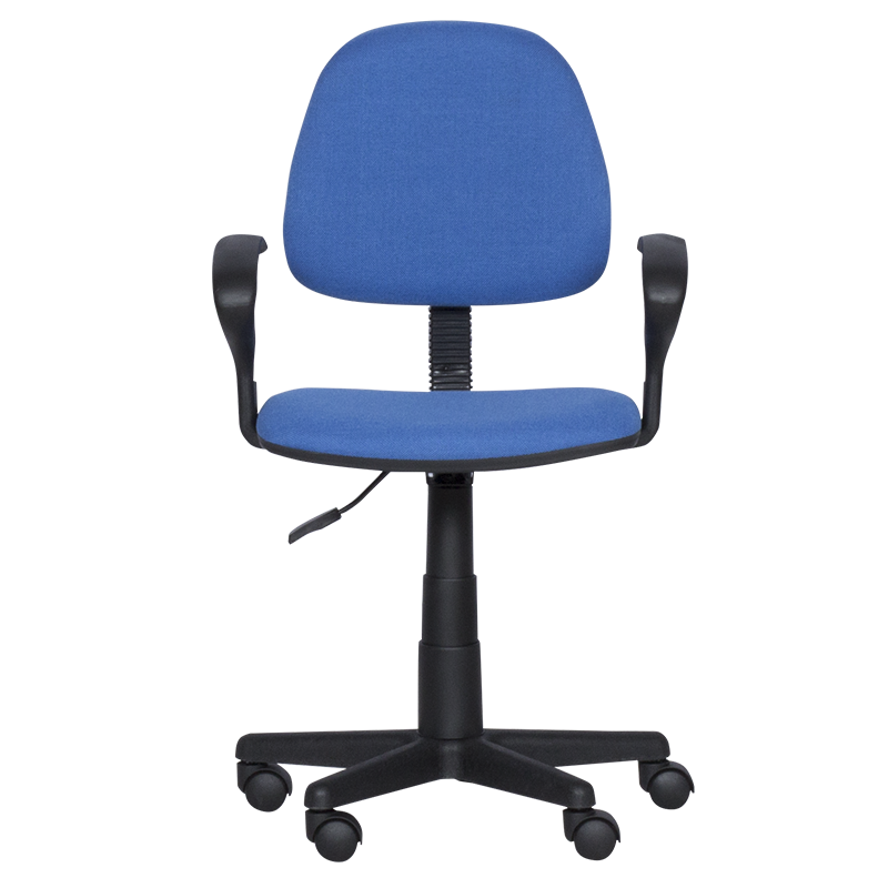 Детски стол Carmen 6012 T 3520028-1, До 70 кг, Газов механизъм, Полипропиленови колелца, Дамаска, Син