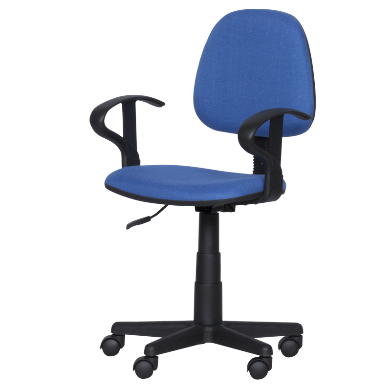 Детски стол Carmen 6012 T 3520028-1, До 70 кг, Газов механизъм, Полипропиленови колелца, Дамаска, Син