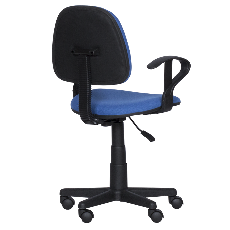 Детски стол Carmen 6012 T 3520028-1, До 70 кг, Газов механизъм, Полипропиленови колелца, Дамаска, Син