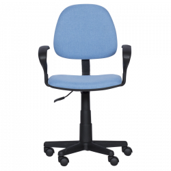 Детски стол Carmen 6012 T 3520028-3, До 70 кг, Газов механизъм, Полипропиленови колелца, Дамаска, Светлосин