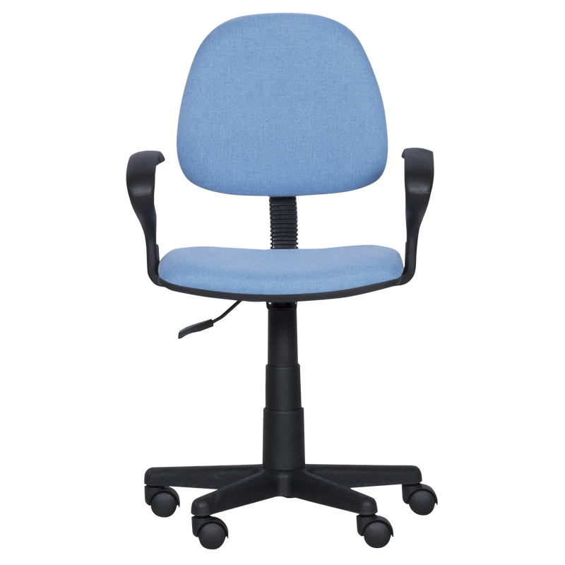 Детски стол Carmen 6012 T 3520028-3, До 70 кг, Газов механизъм, Полипропиленови колелца, Дамаска, Светлосин