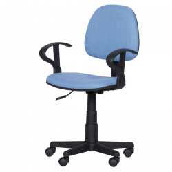 Детски стол Carmen 6012 T 3520028-3, До 70 кг, Газов механизъм, Полипропиленови колелца, Дамаска, Светлосин