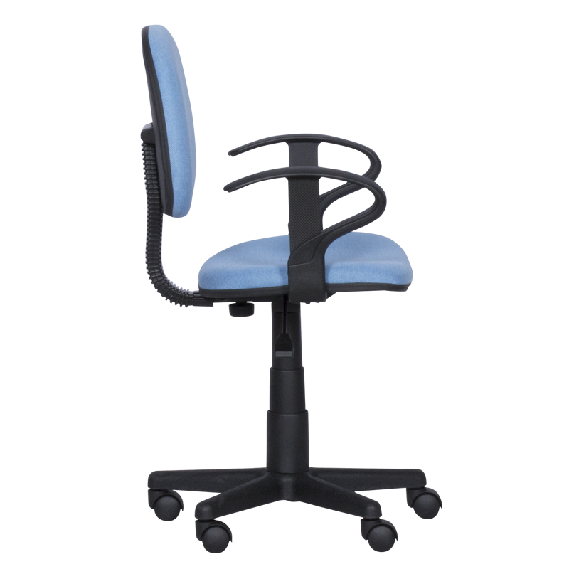 Детски стол Carmen 6012 T 3520028-3, До 70 кг, Газов механизъм, Полипропиленови колелца, Дамаска, Светлосин