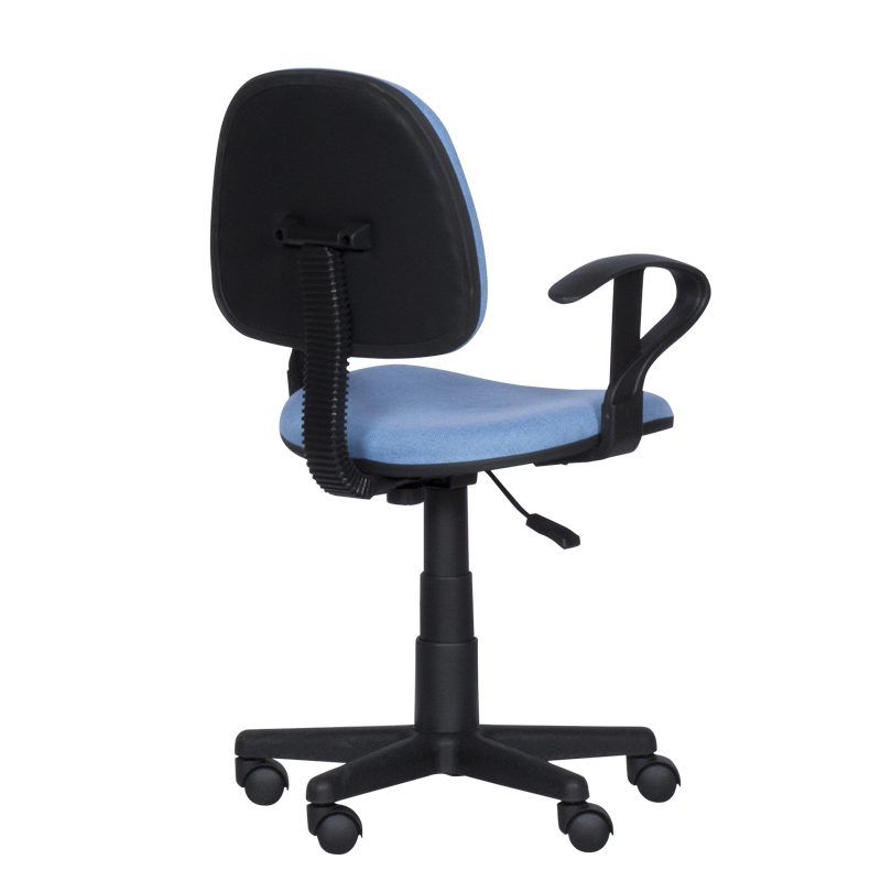Детски стол Carmen 6012 T 3520028-3, До 70 кг, Газов механизъм, Полипропиленови колелца, Дамаска, Светлосин