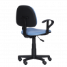 Детски стол Carmen 6012 T 3520028-3, До 70 кг, Газов механизъм, Полипропиленови колелца, Дамаска, Светлосин