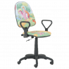 Детски стол Carmen Prestige 3520807-21, До 120 кг, Реглаж на седалка и облегалка, Колелца, Принцеса/многоцветен