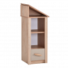 Детска етажерка за играчки Carmen MY HOUSE 3575059, 1 рафт, 1 чекмедже, Плавно затваряне, Кафяв/бежов