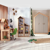 Детска етажерка за играчки Carmen MY HOUSE 3575059, 1 рафт, 1 чекмедже, Плавно затваряне, Кафяв/бежов