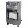 Печка за отопление газ+електричество Elite EGERH-1219, 4200W, 30 mbar, 3 степени, Инфрачервени плочи, G30/G31, Анализатор, Защита при липса на пламък, Сребрист