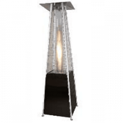Газов отоплител Elite ODRGH-1376BL, 13kW, Стомана с прахово покритие, Защитна мрежа, Черен