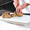 Професионална дъска за рязане на хляб и тестени изделия Kesper 30151, HACCP стандарт, Gastronorm 1/1, Устойчива до 95°C, Крачета против плъзгане, Щадяща остриетата повърхност, Бял