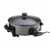 Преоценено: Електрически тиган за приготвяне на пица Rosberg R51010B, 1500W, 32 см, Терморегулатор, Незалепващо покритие, Сив