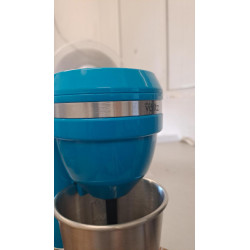 Преоценено: Фрапе миксер Oliver Voltz OV51163E, 100W, Чаша от неръждаема стомана с капацитет 450 мл, 2 скорости, Стоманена бъркалка, Син