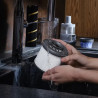 Преоценено: Вертикална прахосмукачка Dreame Essential V30 VVV17B, 880W, 30000 Pa, 90 мин, 0.6 л, HEPA H14, OmniX™ 2.0, Разпознаване на замърсявания, Сгъваема, Черен/бронз