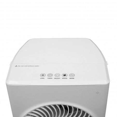 Преоценено: Охладител за въздух и овлажнител Elite ACS-2594, 60W, За помещения до 20 м2, 5.5 л, 760 м3/ч, 3 скорости, Дистанционно управление, Таймер, Бял