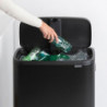 Преоценено: Кош за боклук Brabantia Bo Touch Hi 1001260, 60 л, Повдигнат, Плавно и безшумно отваряне, Черен мат