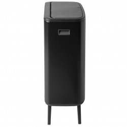 Преоценено: Кош за боклук Brabantia Bo Touch Hi 1001260, 60 л, Повдигнат, Плавно и безшумно отваряне, Черен мат