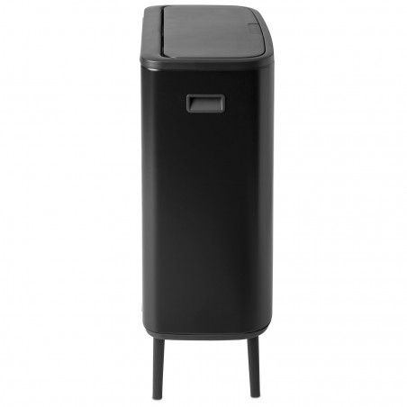 Преоценено: Кош за боклук Brabantia Bo Touch Hi 1001260, 60 л, Повдигнат, Плавно и безшумно отваряне, Черен мат