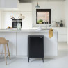 Преоценено: Кош за боклук Brabantia Bo Touch Hi 1001260, 60 л, Повдигнат, Плавно и безшумно отваряне, Черен мат