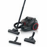 Прахосмукачка без торба Bosch BGS21POW2 ProPower Series 4, 750 W, 2 л, Power AirCycle, HEPA филтър, 78 dB, Черен/Червен