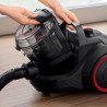 Прахосмукачка без торба Bosch BGS21POW2 ProPower Series 4, 750 W, 2 л, Power AirCycle, HEPA филтър, 78 dB, Черен/Червен