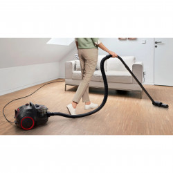 Прахосмукачка без торба Bosch BGS21POW2 ProPower Series 4, 750 W, 2 л, Power AirCycle, HEPA филтър, 78 dB, Черен/Червен