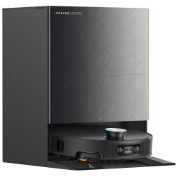 Прахосмукачка робот Dreame X60 Ultra Complete RLX87DE-BL, 180 мин, 0.2 л, AI камери, VersaLift, Автоматизирана станция, Гласови команди, Черен