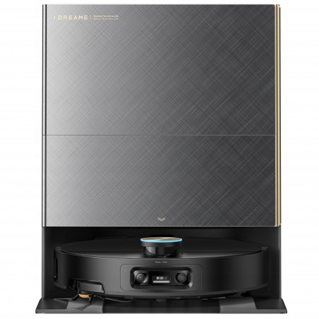 Прахосмукачка робот Dreame X60 Ultra Complete RLX87DE-BL, 180 мин, 0.2 л, AI камери, VersaLift, Автоматизирана станция, Гласови команди, Черен