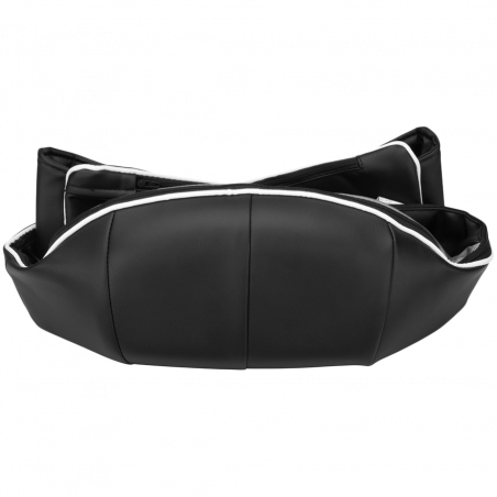 Шиацу масажор RENPHO U-Neck 1, 24W, 8 глави, 2 посоки, 3 интензитета, Загряване до 47°C, PU кожа+дишаща материя, Черен