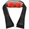 Шиацу масажор RENPHO U-Neck 1, 24W, 8 глави, 2 посоки, 3 интензитета, Загряване до 47°C, PU кожа+дишаща материя, Черен