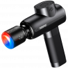 Масажен пистолет RENPHO Active ThermaCool Massage Gun, 15W, 150 мин, 5 скорости, 1800-3200 об/мин, 4 степени охлаждане/затопляне, Таймер, Компактен, Черен