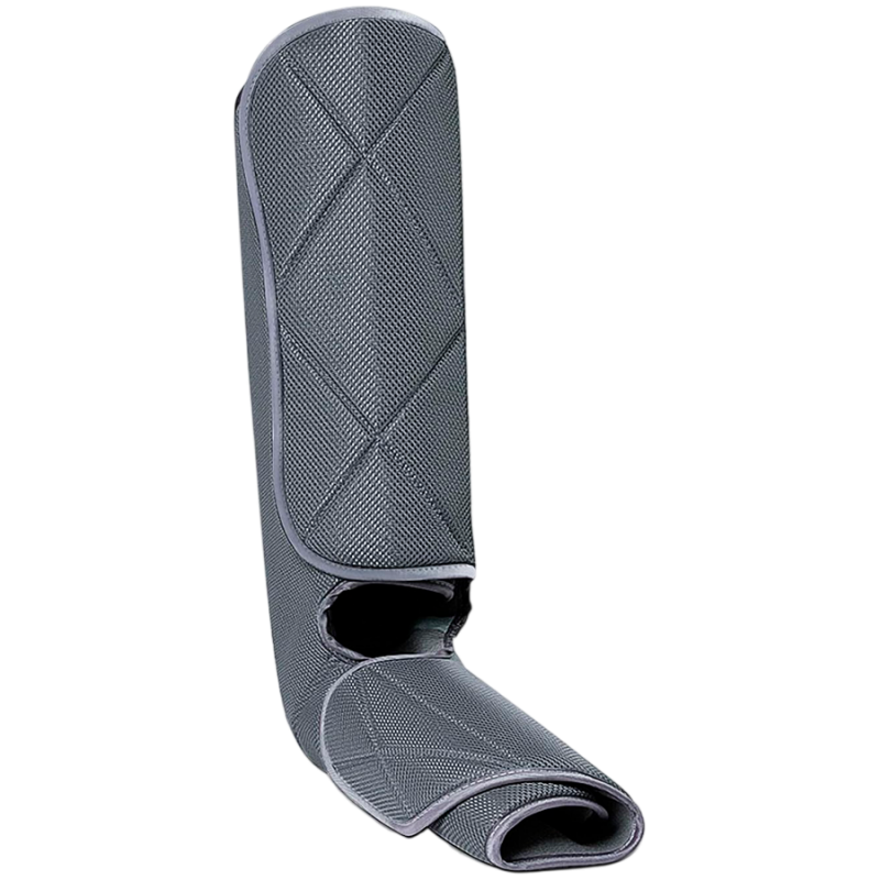 Компресионен масажор за крака RENPHO Foot & Calf Air Massager, 24W, Затопляне, 3 степени, Масажни режими, Памет, Топлинен индикатор, Защити, Сив