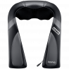 Преносим шиацу масажор RENPHO U-Neck Go, 24W, 8 глави, 2 посоки, 3 интензитета, Загряване до 45°C, PU кожа+дишаща материя, Черен