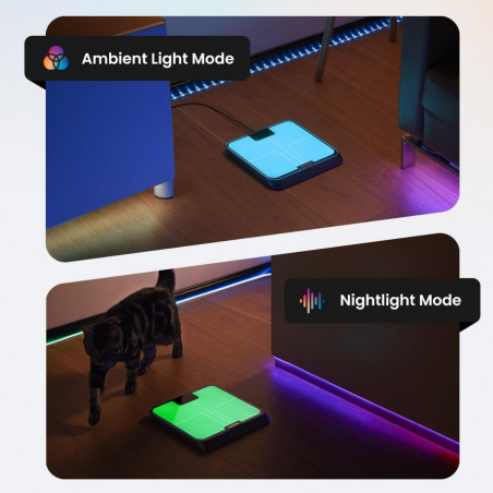 Смарт кантар RENPHO Elis Chroma, До 180 кг, 13 показателя, LED, RGB, Wi-Fi, Bluetooth, 8 профила, Разпознаване, Мобилно приложение, USB-C, Хром