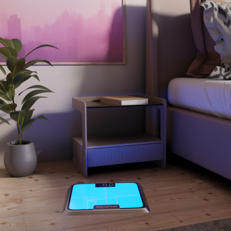 Смарт кантар RENPHO Elis Chroma, До 180 кг, 13 показателя, LED, RGB, Wi-Fi, Bluetooth, 8 профила, Разпознаване, Мобилно приложение, USB-C, Хром