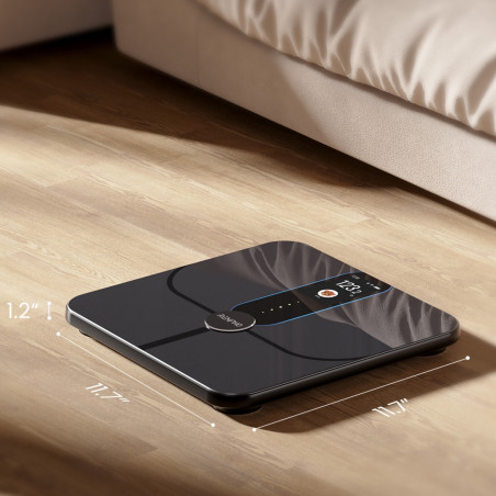 Смарт кантар RENPHO Smart WiFi, До 180 кг, 13 показателя, Разпознаване на потребител, Синхронизация с мобилни приложения, Биоимпедансен анализ, USB-C, Тъмносин