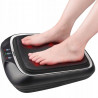 Шиацу масажор за крака RENPHO Shiatsu Home Foot Sole Massager, 30W, 6 глави, 18 точки, 2 скорости, Загряване, Регулируем наклон и височина, Перящ се калъф, Черен