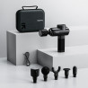 Масажен пистолет RENPHO Active ThermaCool Massage Gun, 15W, 150 мин, 5 скорости, 1800-3200 об/мин, 4 степени охлаждане/затопляне, Таймер, Компактен, Черен