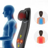 Шиацу масажна възглавница RENPHO Neck & Back Massage Cushion - S-, 48W, 4 зони, 3 степени, Загряване до 45°C, Регулируема, Дистанционно, Черен