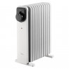 Маслен радиатор Midea MHO2311MCPW, 2300W, 20 м2, 11 ребра, 3 степени, Механичен термостат, Таймер, Бял