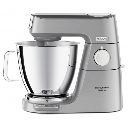 Планетарен миксер Kenwood Chef Baker XL KVL85.004SI, 1200 W, 2 купи 5/7 л, Електронно управление, Пулс, EasyWeigh™, Сребрист