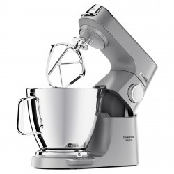 Планетарен миксер Kenwood Chef Baker XL KVL85.004SI, 1200 W, 2 купи 5/7 л, Електронно управление, Пулс, EasyWeigh™, Сребрист