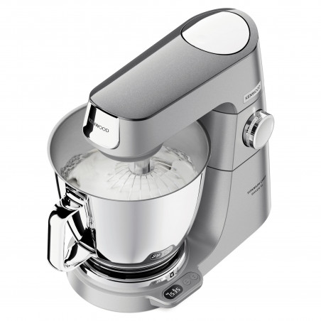 Планетарен миксер Kenwood Chef Baker XL KVL85.004SI, 1200 W, 2 купи 5/7 л, Електронно управление, Пулс, EasyWeigh™, Сребрист